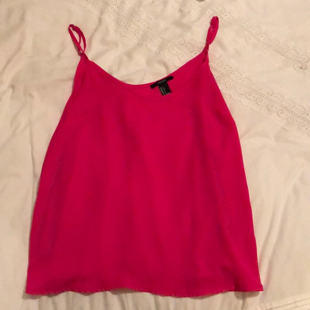 Hot pink top